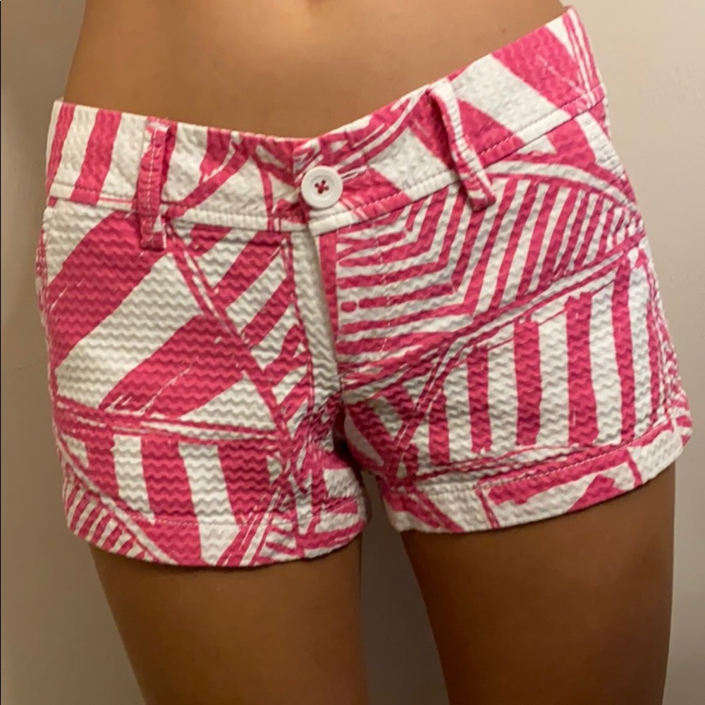 Lily Pulizter pink printed shorts